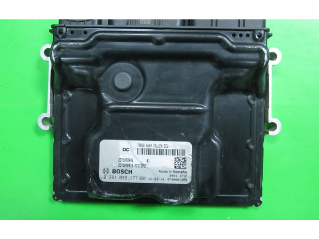 Блок управления двигателя 237107894S, 0281039177   Renault Express