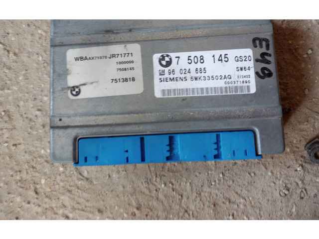 Блок управления коробкой передач 96024685, 7508145   BMW 3 E46