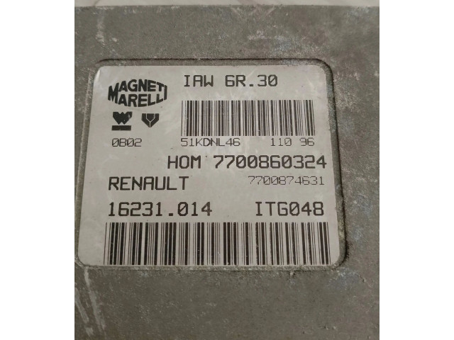 Řídící jednotka 7700860324   Renault Twingo I 2002