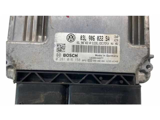 Блок управления двигателя 03L906022SA, 03L906022FF   Volkswagen Tiguan