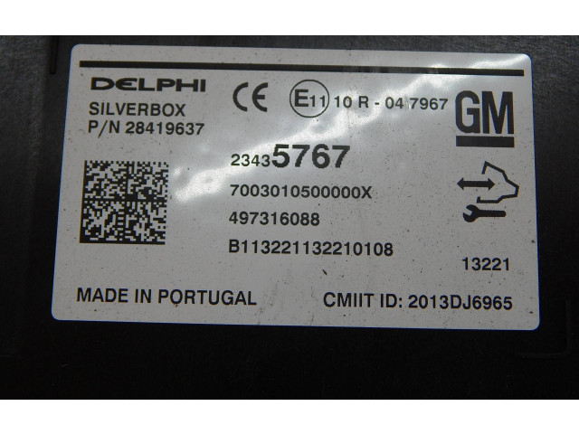 Другие блоки управления / модули 23196609, 90802618   Vauxhall Insignia A    
