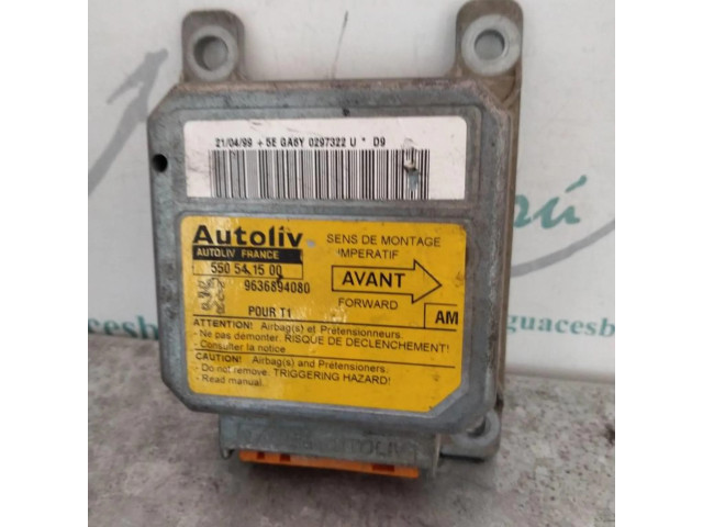 Блок подушек безопасности 550541500, CENTRALITAAIRBAG   Peugeot 206+
