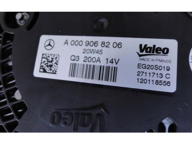 Генератор A0009068206   Mercedes-Benz CLA C118 X118      