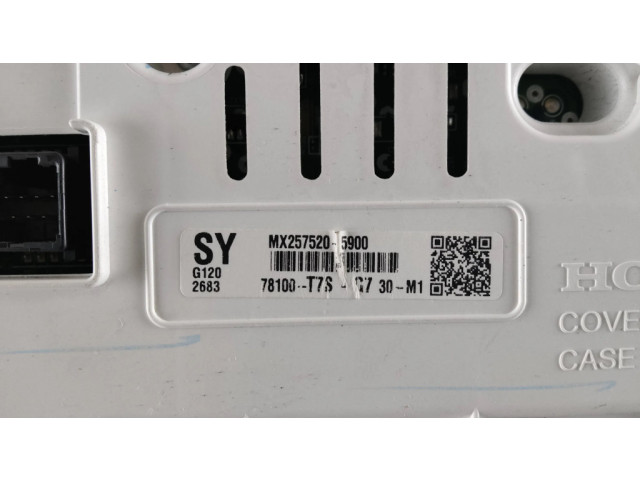 Přístrojová deska  Honda HR-V 2016 78100T7SG730M1, MX257520  