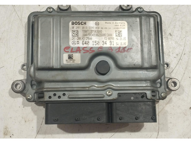 Řídící jednotka 0281013936, 0281013936   Mercedes-Benz A W169 2007