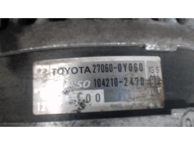 Генератор 270600Y050   Daihatsu Charade XP90 1.3     