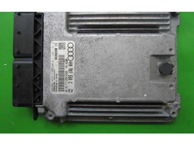 Блок управления двигателем Блок управления 4H0907560C, 0261S07119   Audi A8 S8 D4 4H