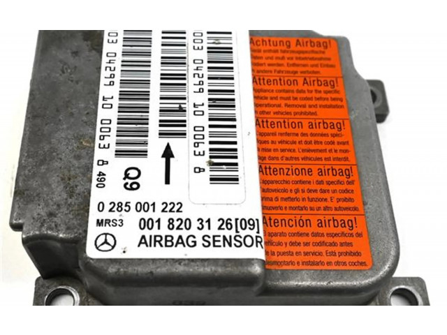 Блок подушек безопасности A0018203126   Mercedes-Benz A W168