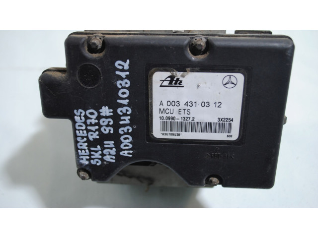 Zámek zadních dveří A0034310312, A0034310312   Mercedes-Benz SLK R170 2004