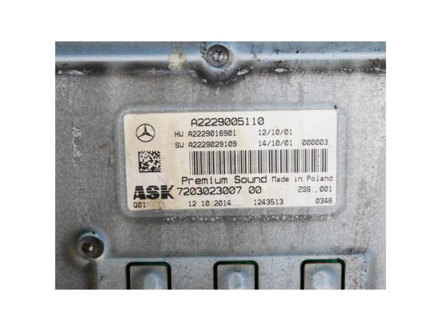 Řídící jednotka A2229005110   Mercedes-Benz C AMG W205 2014