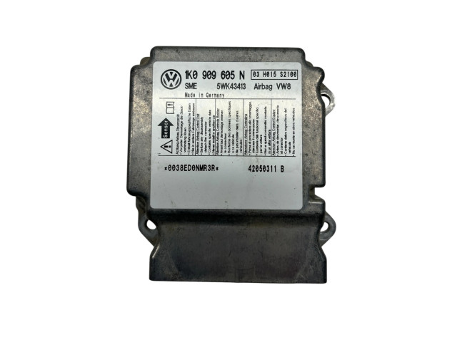 Блок подушек безопасности 1K0909605N, 5WK43413   Volkswagen Golf Plus