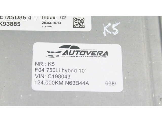 Řídící jednotka 7614294   BMW 7 F01 F02 F03 F04 2010