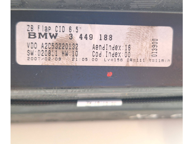 Дисплей    3449188, 65503449188   BMW X3 E83