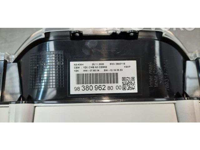 Přístrojová deska  Peugeot Rifter 2020 9838096280  