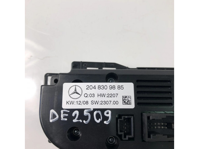 Блок управления климат-контролем 2048309885   Mercedes-Benz C AMG W204