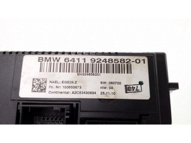 Блок управления климат-контролем 9248582, 6411924858201   BMW 3 E92 E93