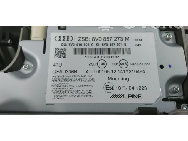 Дисплей    8V0857273M, 8V0857273M6PS   Audi A3 S3 8V