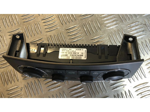 Блок управления климат-контролем A2038303485, F074410   Mercedes-Benz C W203
