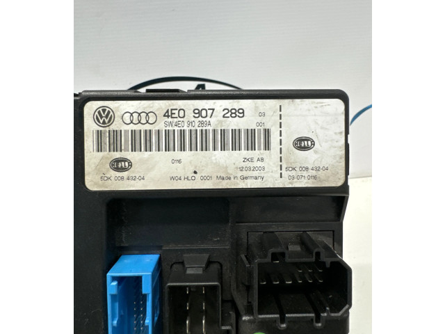 Комфортный модуль 4E0907289, 5DK00843204    Audi A8 S8 D3 4E 2002 - 2009 года
