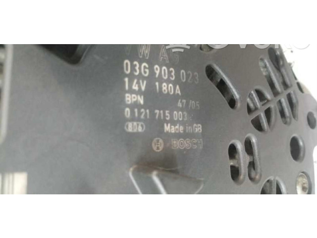 Генератор 03G903023   Volkswagen PASSAT      
