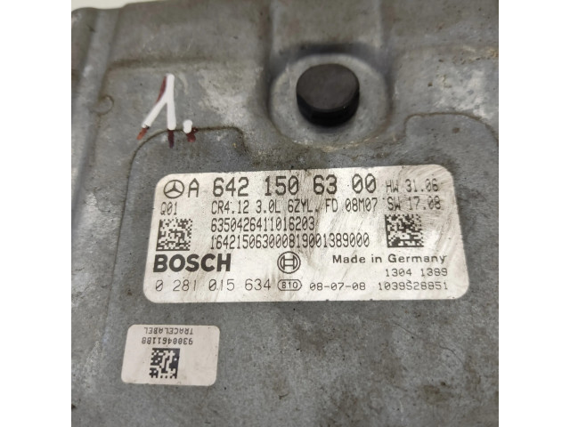 Řídící jednotka A6421506300, 0281015634   Mercedes-Benz ML W164 2008