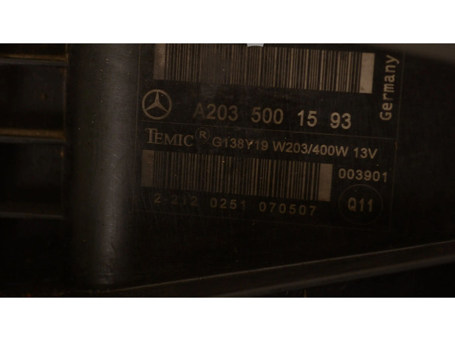 Vstřikovač A2035001593, A2035400688   Mercedes-Benz CLK A209 C209    M 272.940 