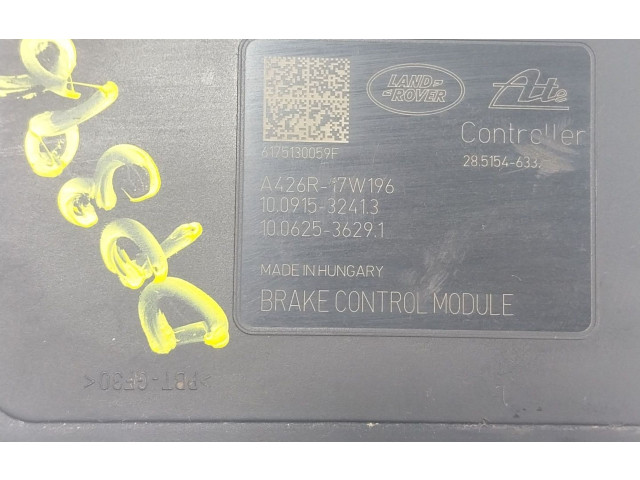 Jednotka ABS LR083665, HJ322C405AD   Land Rover Range Rover Velar 2017