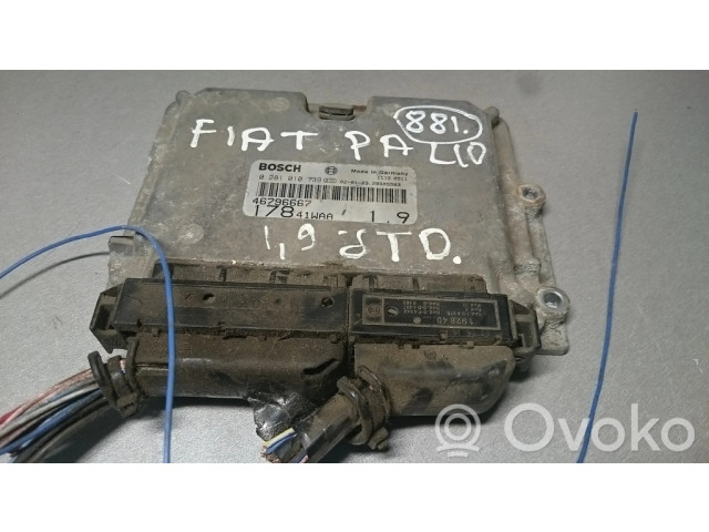 Řídící jednotka 0281010739, 46796667   Fiat Palio 2001