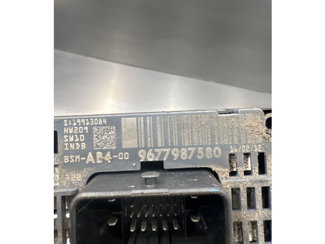 Pojistková skříňka Řídící jednotka BSM 9677987580, 19913084   Peugeot 508 2012