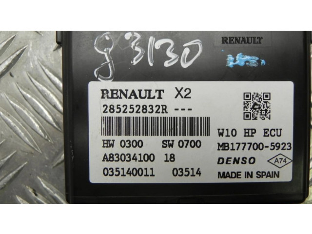 Блок управления 285252832R, G3130   Renault Zoe