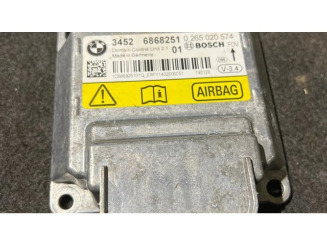 Блок подушек безопасности 6868251, 0265020574   BMW 5 F10 F11