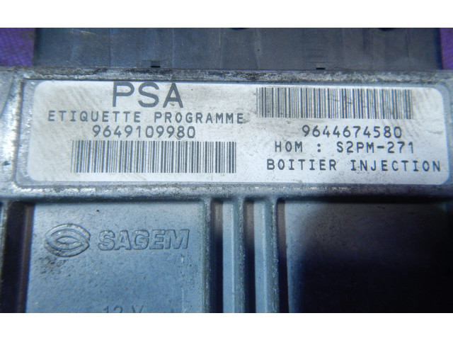 Řídící jednotka 9649109980, 9649109980   Citroen Xsara Picasso 2002