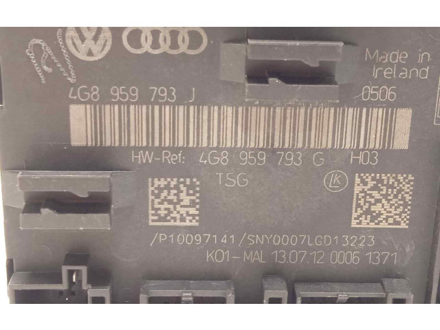 Комфортный модуль    4G8959793J   Audi A6 C7