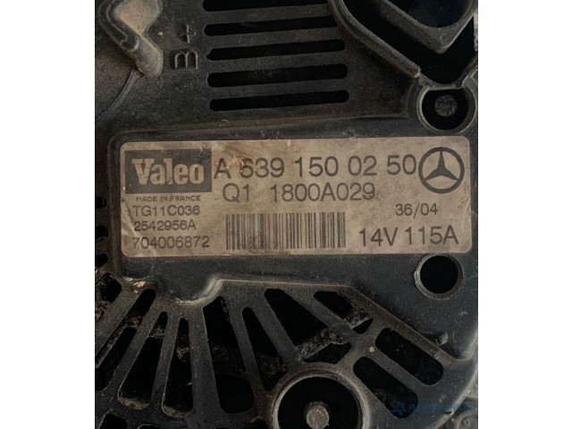 Генератор A6391500250   Mitsubishi Colt      