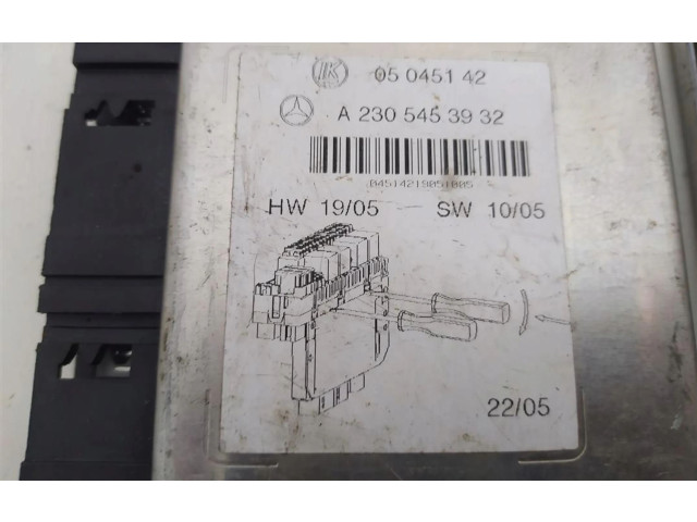 Блок комфорта A2305453932   Mercedes-Benz SL R230   