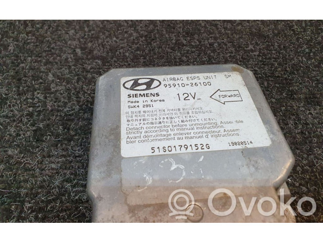 Блок подушек безопасности 9591026100   Hyundai Matrix
