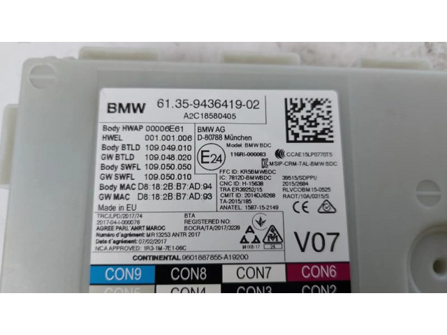 Блок управления 9436419   BMW X4 G02