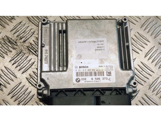 Блок управления двигателя 8506373, 0281016065   BMW X3 E83