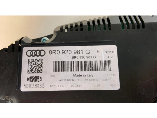 Панель приборов 8R0920981G   Audi Q5 SQ5       