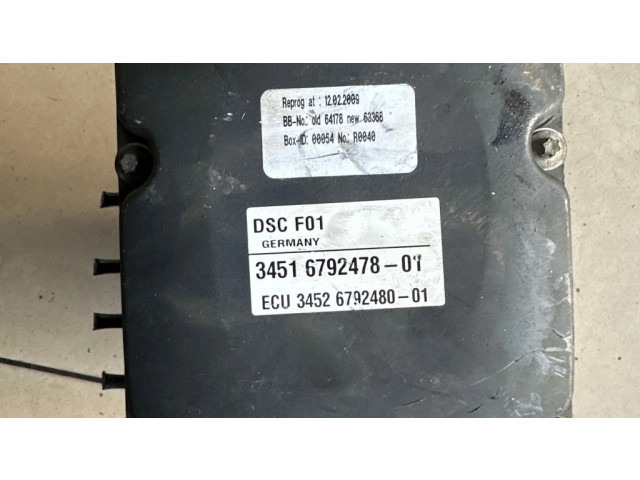 Блок АБС 6792478, 6792480   BMW  7 F01 F02 F03 F04  2008-2016 года