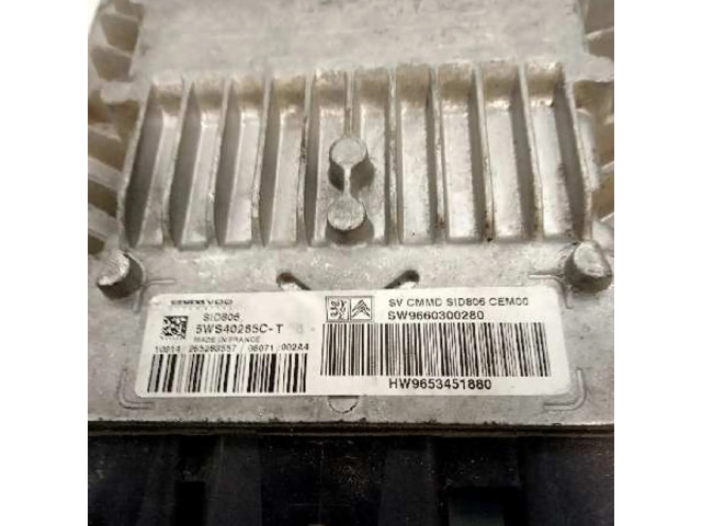 Блок управления 9653451880, 9660300280   Citroen C3