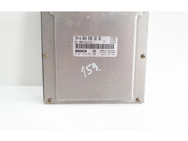 Řídící jednotka A0245453232, 0281010283   Mercedes-Benz ML W163 2003
