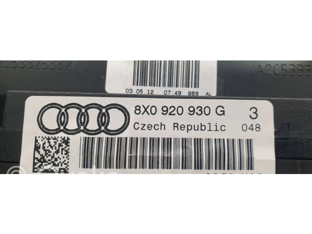 Панель приборов 8X0920930G, 0252H02   Audi A1       