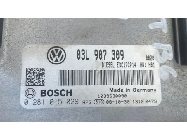 Řídící jednotka 03L907309, 0281015029   Volkswagen PASSAT 2010