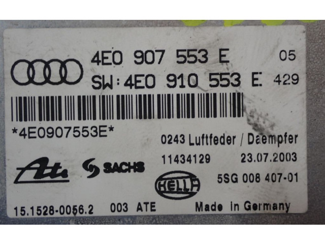 Блок управления 4E0907553E, 4E0907553E   Audi A8 S8 D3 4E