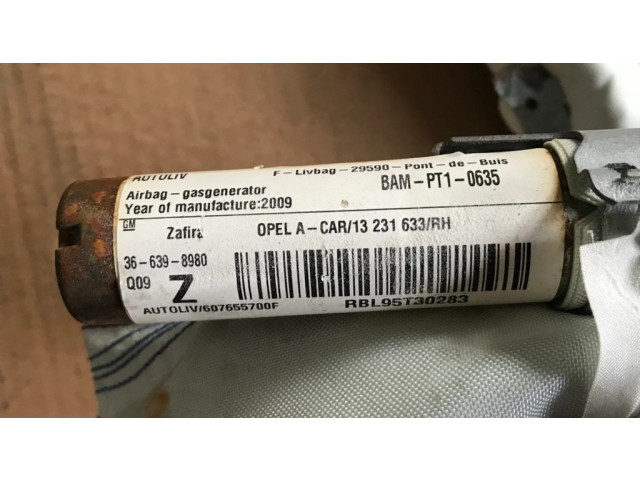 Боковая подушка безопасности 13231633   Opel Zafira B