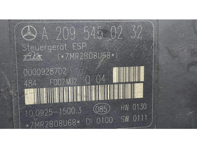 Jednotka ABS A2095450232, 00009287D2   Mercedes-Benz C W203 2004