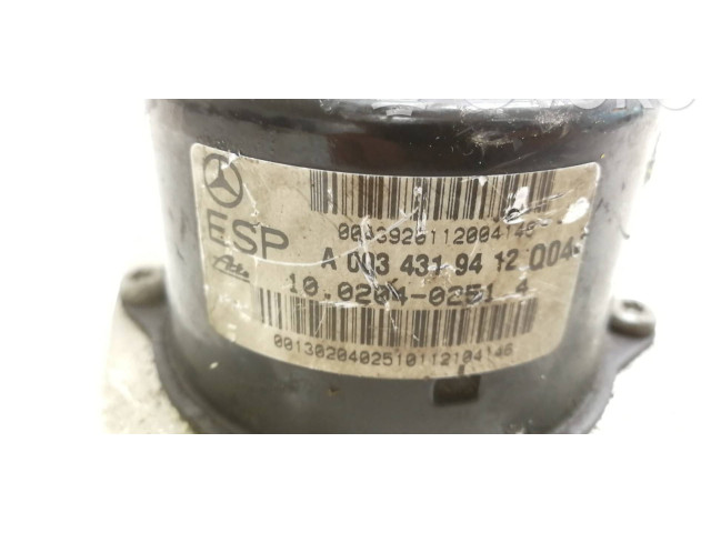 Jednotka ABS A2095450232, 00009287D2   Mercedes-Benz C W203 2001