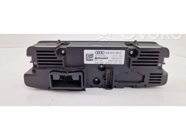 Блок управления климат-контролем 4G0919158Q, A2C91427100   Audi A6 S6 C7 4G