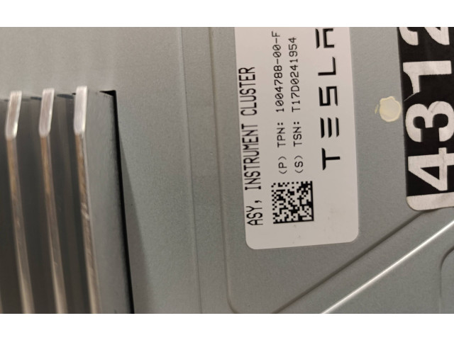 Přístrojová deska  Tesla Model X 2017 100478800F, T17DD241954  
